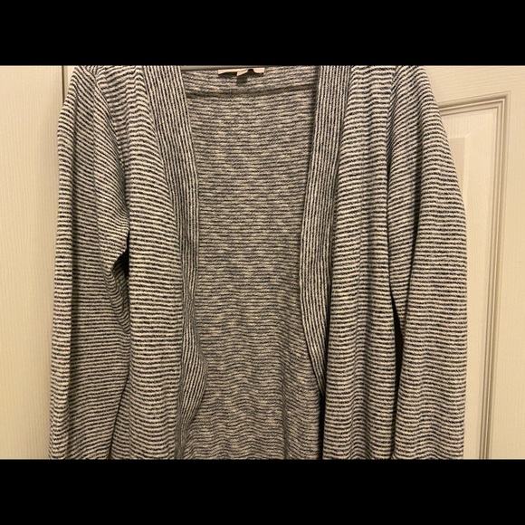 Navy and white striped Cardigan - Picture 2 of 3